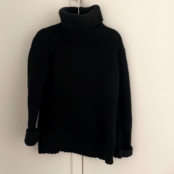 Club Monaco thick black turtleneck 100% cashmere size S - Picture 1 of 3